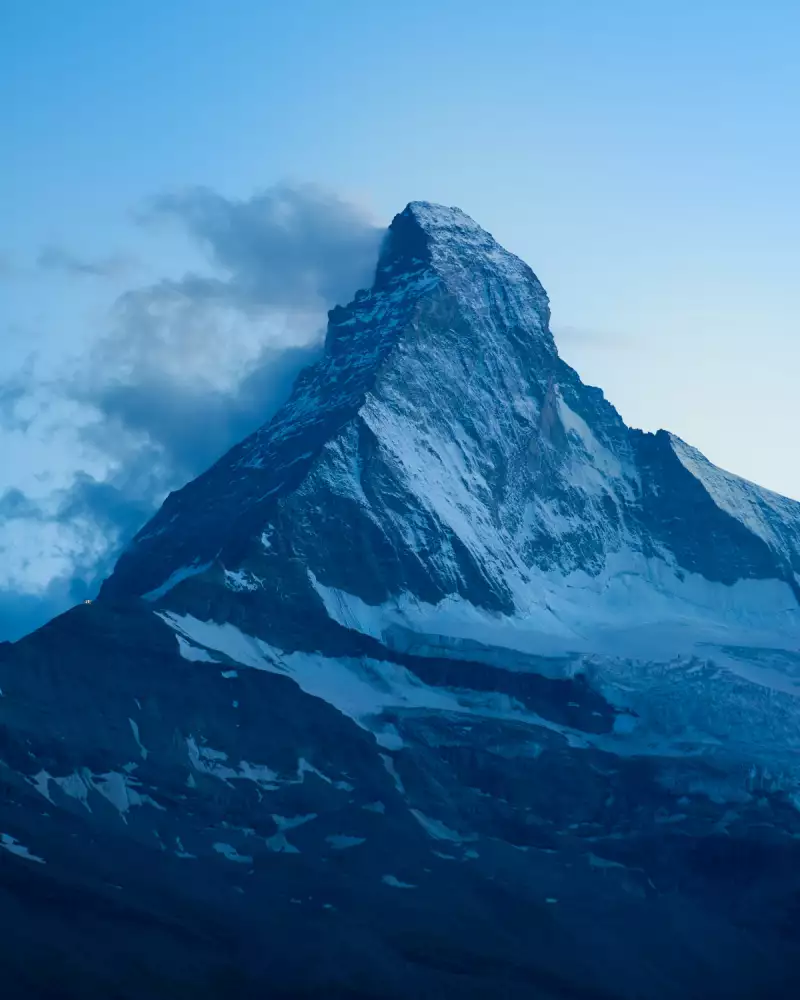 Matterhorn, Cervin, night photography.